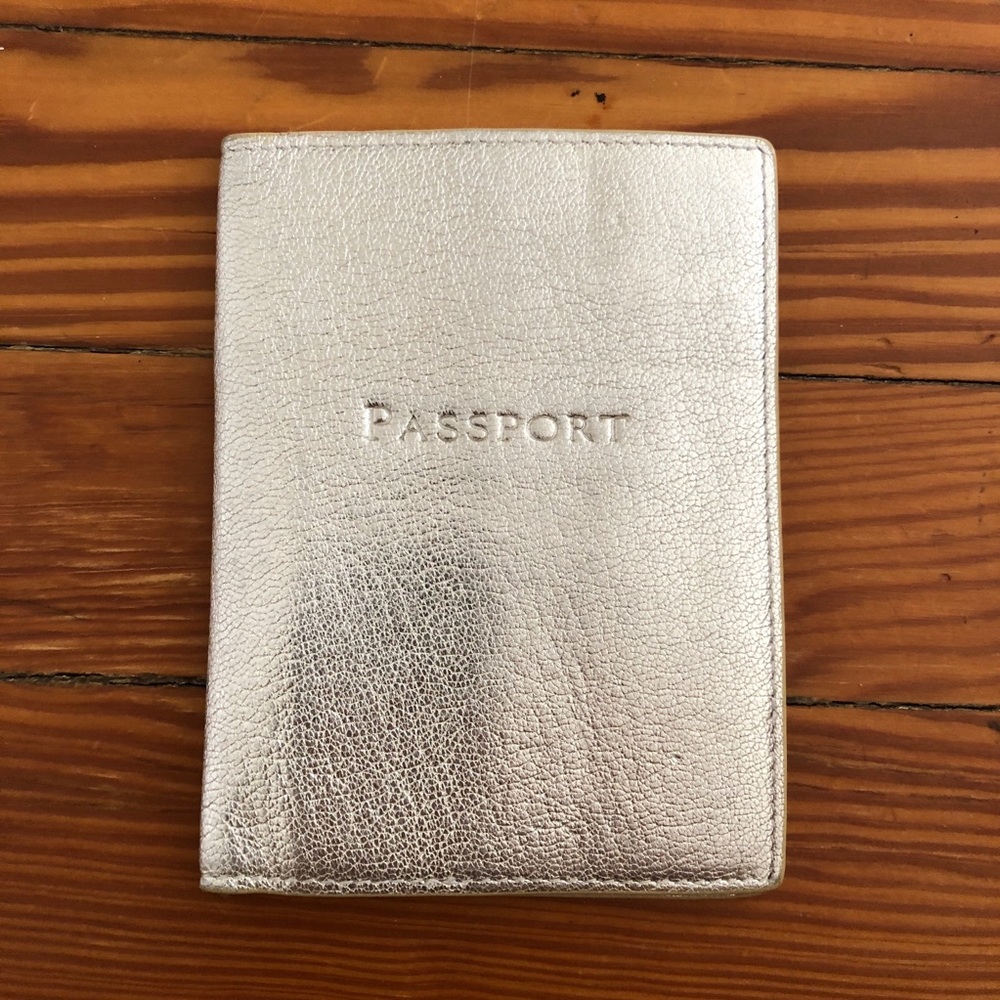 GRAPHIC IMAGE Metallic Passport holder
